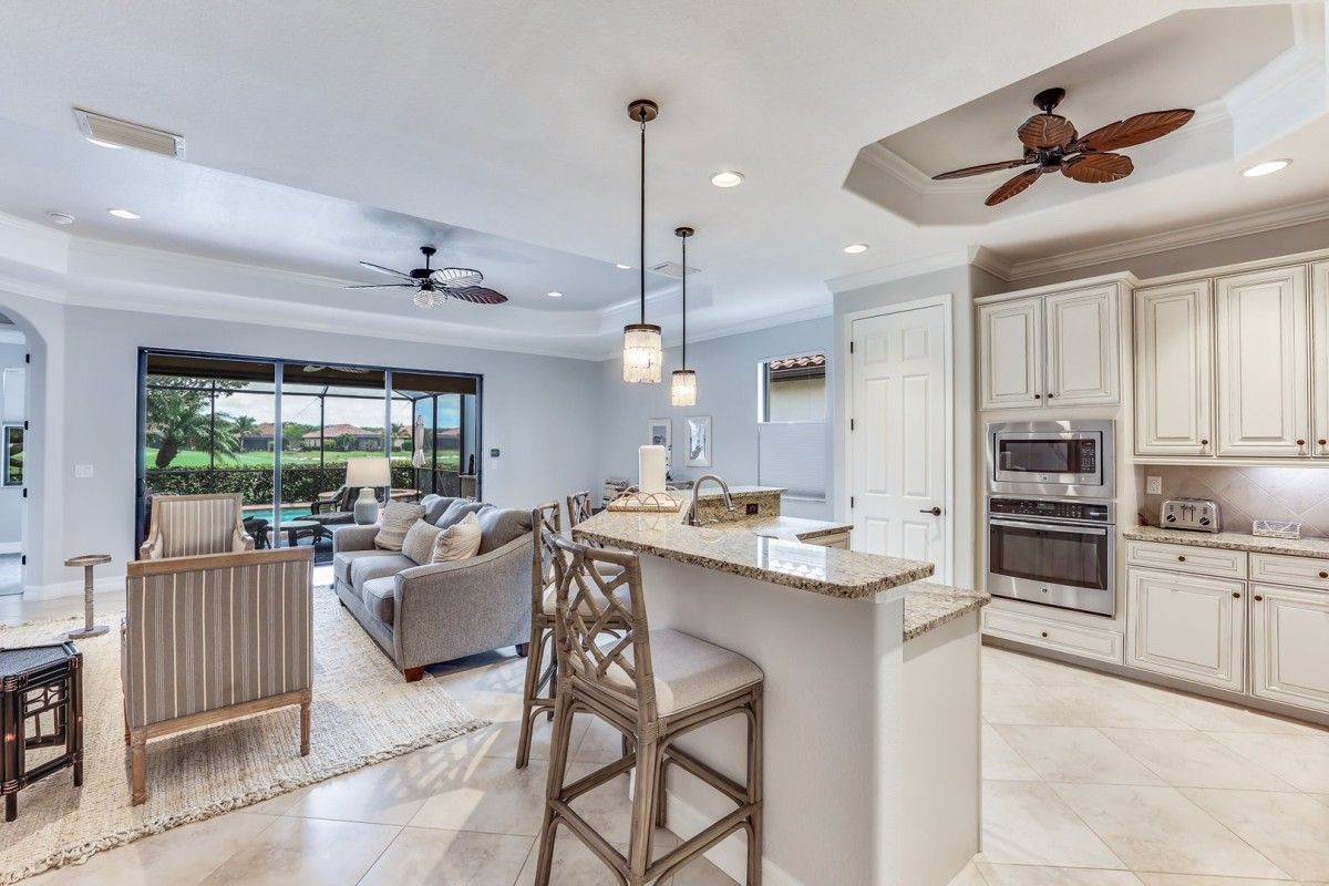 interior of rental home