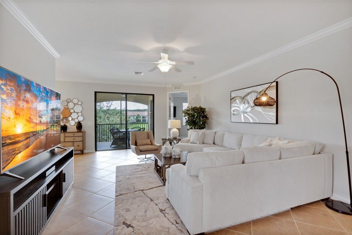 interior of rental home
