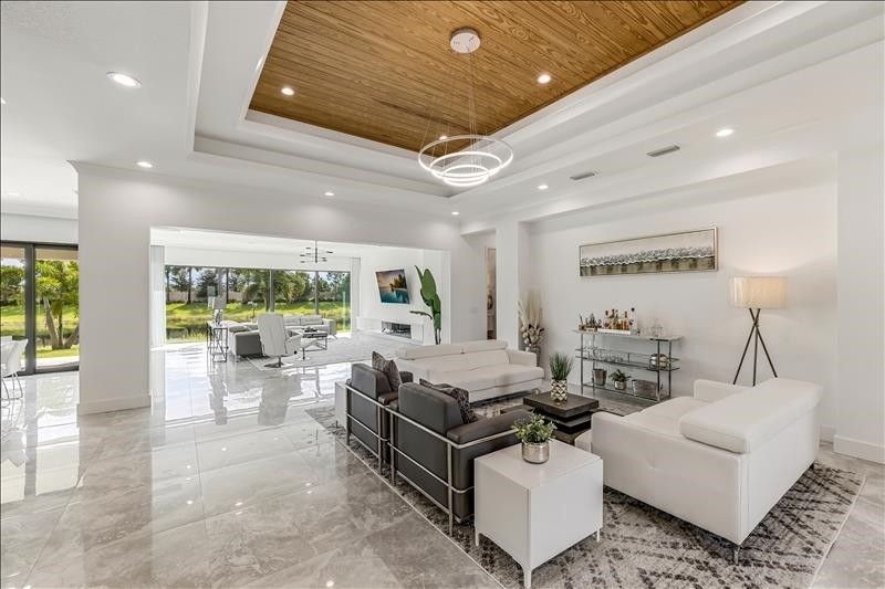 interior of naples vacation rental